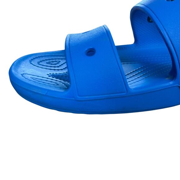 Crocs Classic Double Strap Slides Rubber Shoes Unisex M 10 / W 12 Slip On Sandal - Picture 5 of 16